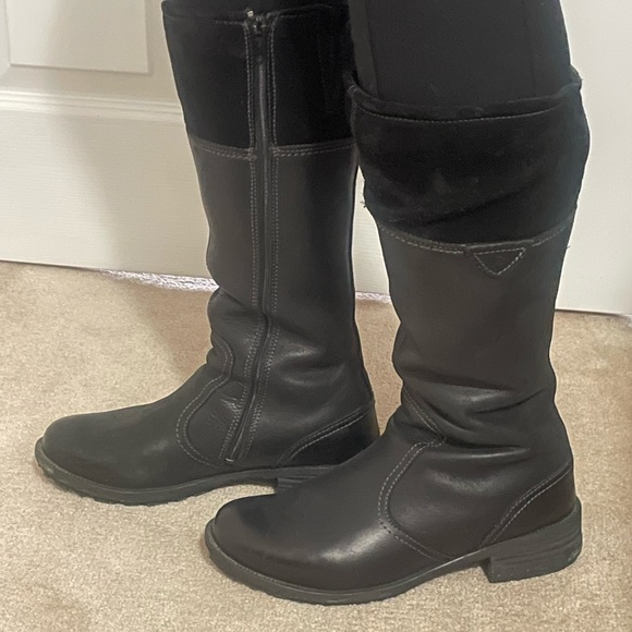 Joseph Siebel Leather Winter Boots. - Picture 3 of 4